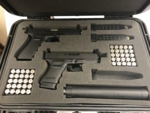 gun case precision foam cut-out